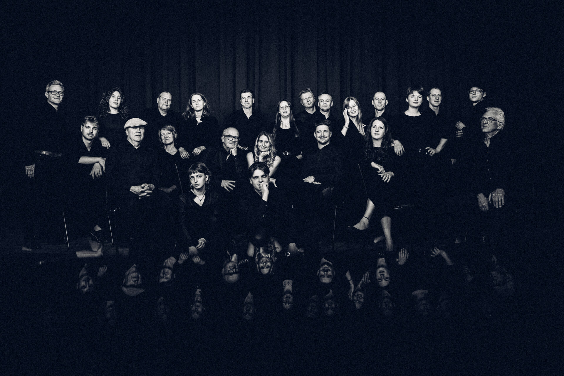 Gruppenbild der Inn Seit'n Big Band